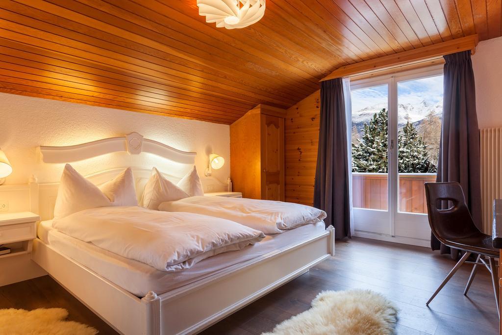 Hotel The Larix Ski-In Ski-Out Saas Fee Kültér fotó