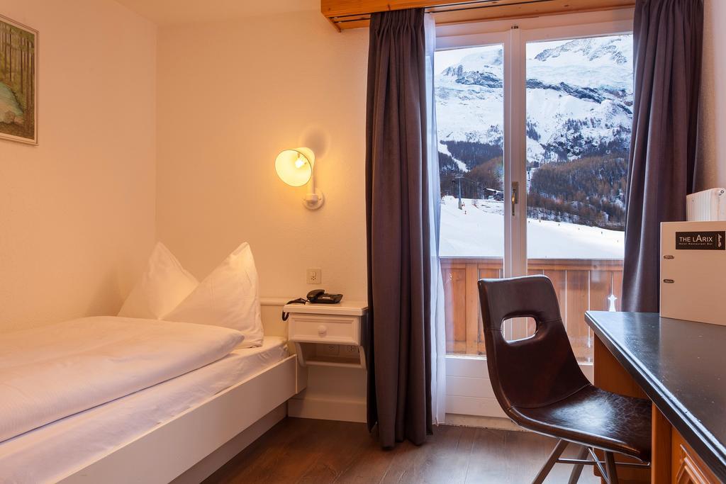 Hotel The Larix Ski-In Ski-Out Saas Fee Kültér fotó