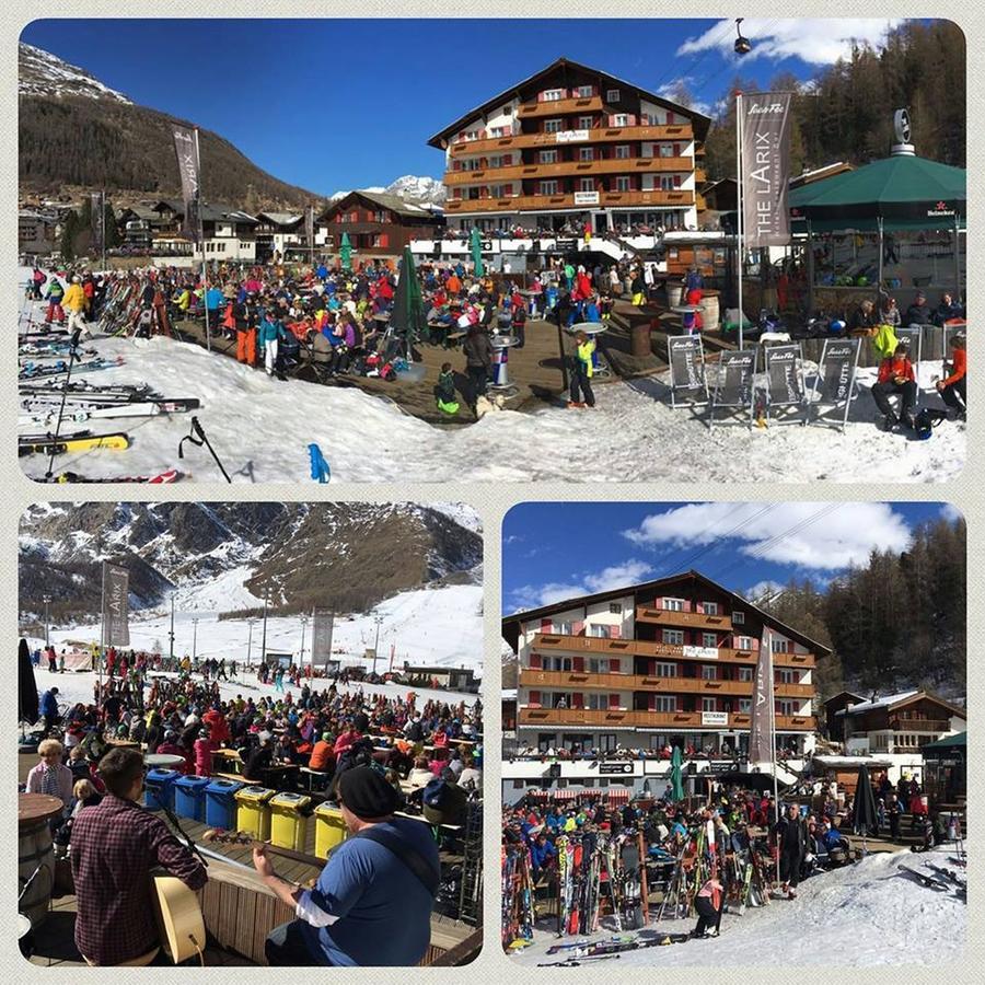 Hotel The Larix Ski-In Ski-Out Saas Fee Kültér fotó
