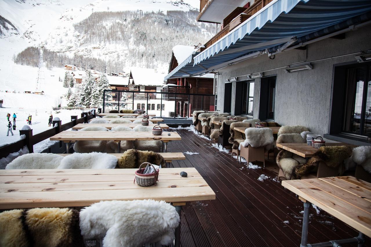 Hotel The Larix Ski-In Ski-Out Saas Fee Kültér fotó