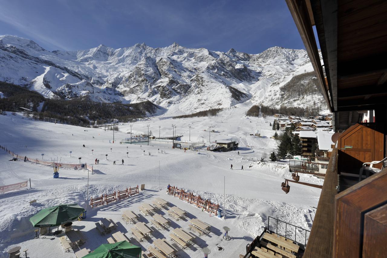 Hotel The Larix Ski-In Ski-Out Saas Fee Kültér fotó