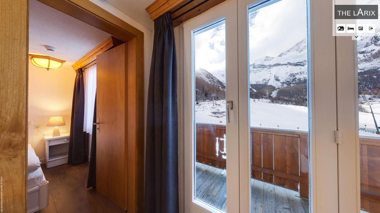 Hotel The Larix Ski-In Ski-Out Saas Fee Kültér fotó